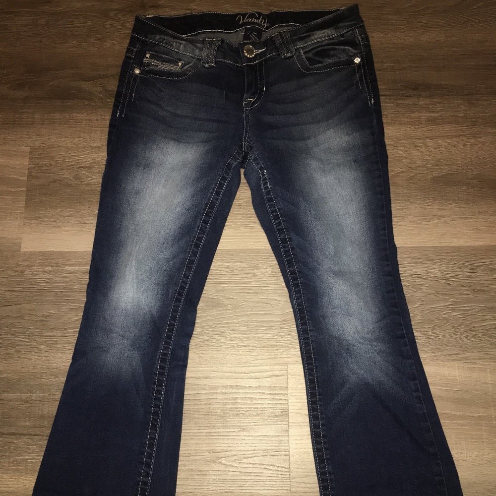 Blue Flare Jeans